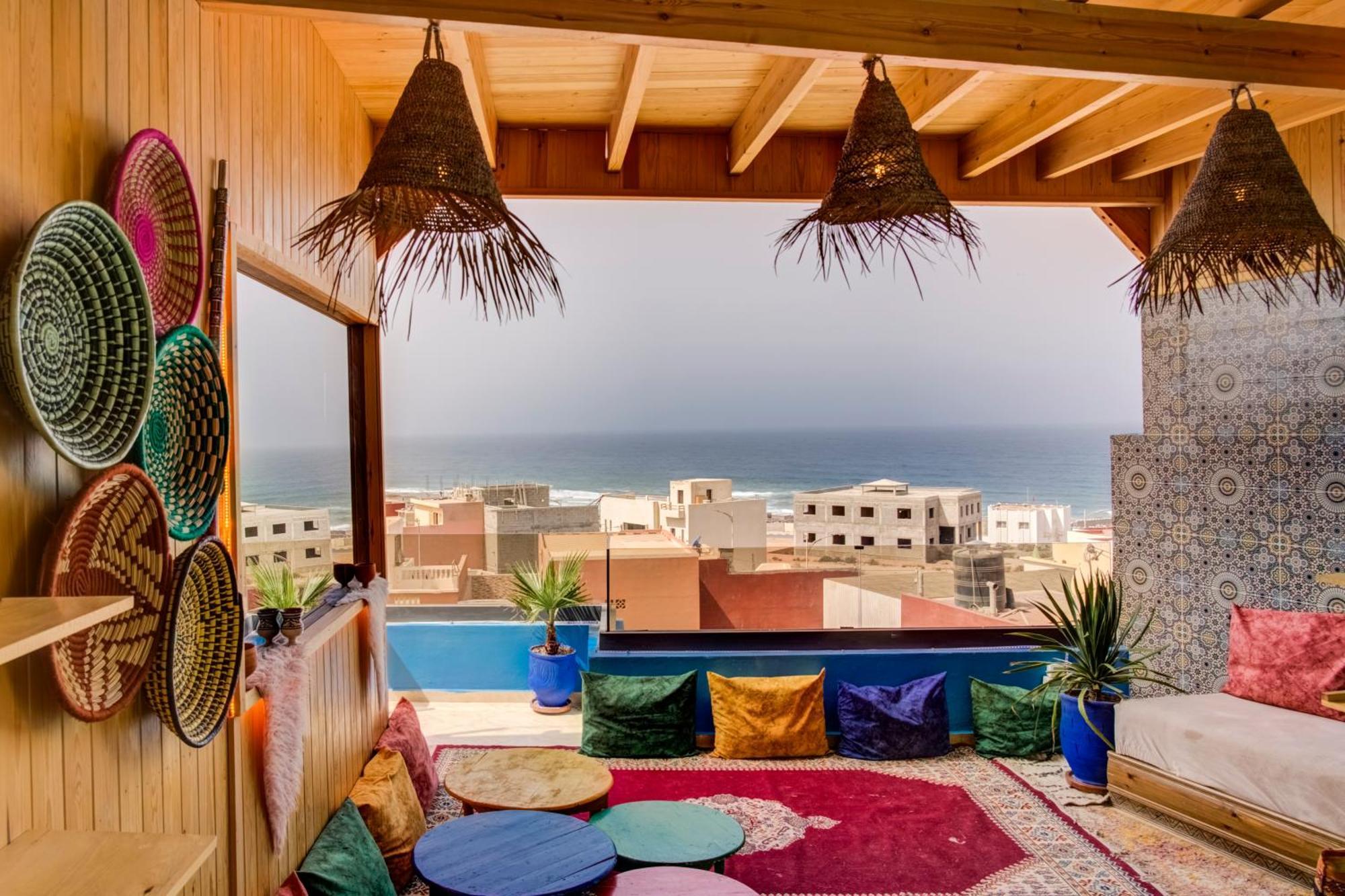 Hotel Imsouane Bleu Bay House Exterior foto
